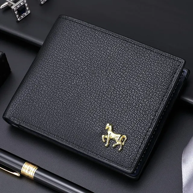 Nowy męski portfel poziomy Wielofunkcyjny biznes Zipper Moneta dla mężczyzn Portfel z posiadaczem karty kredytowej