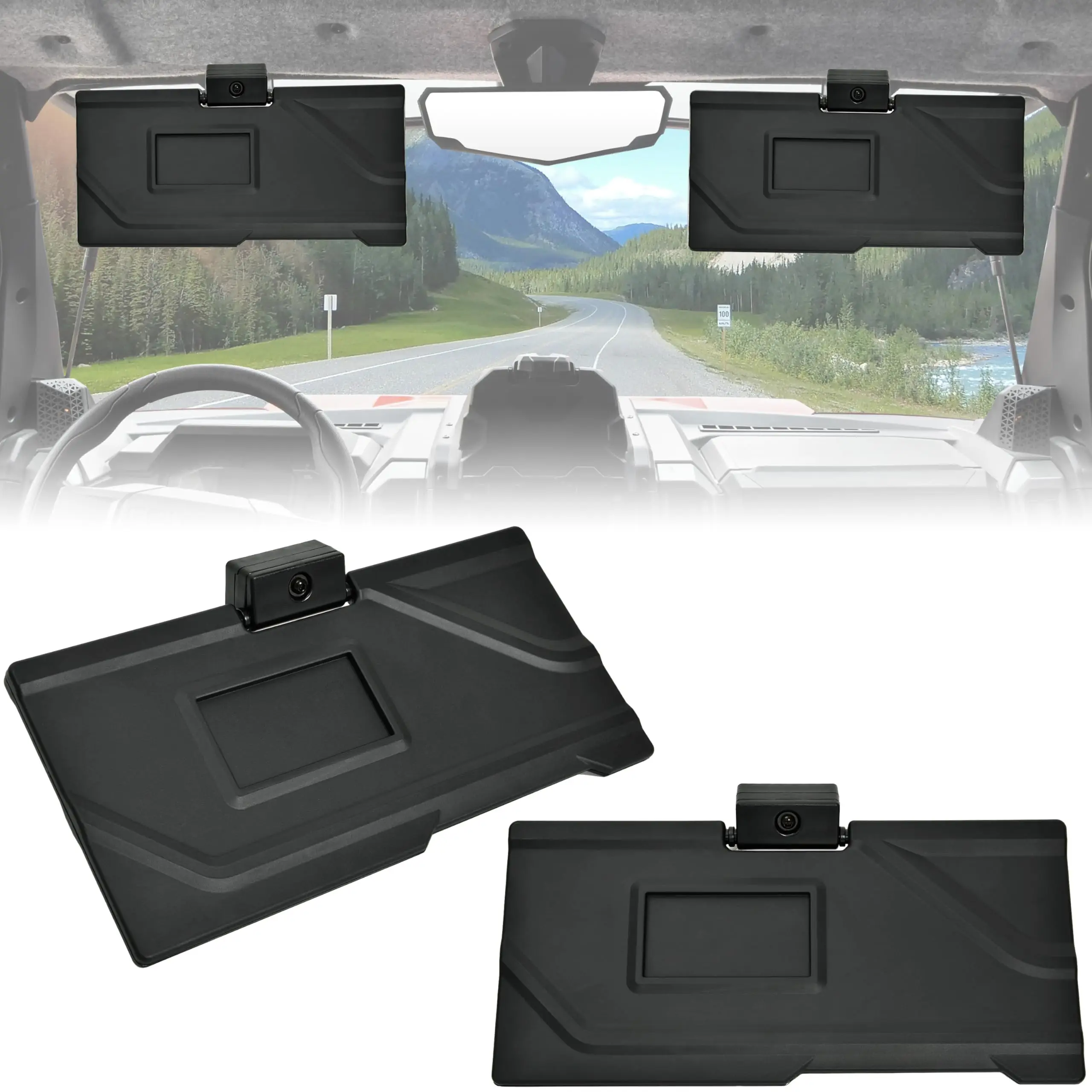 

Sun Visor Extension For Polaris Xpedition XP XP5 ADV ADV5 2024 2025 2026 Anti-Glare Adjustable UV Protection
