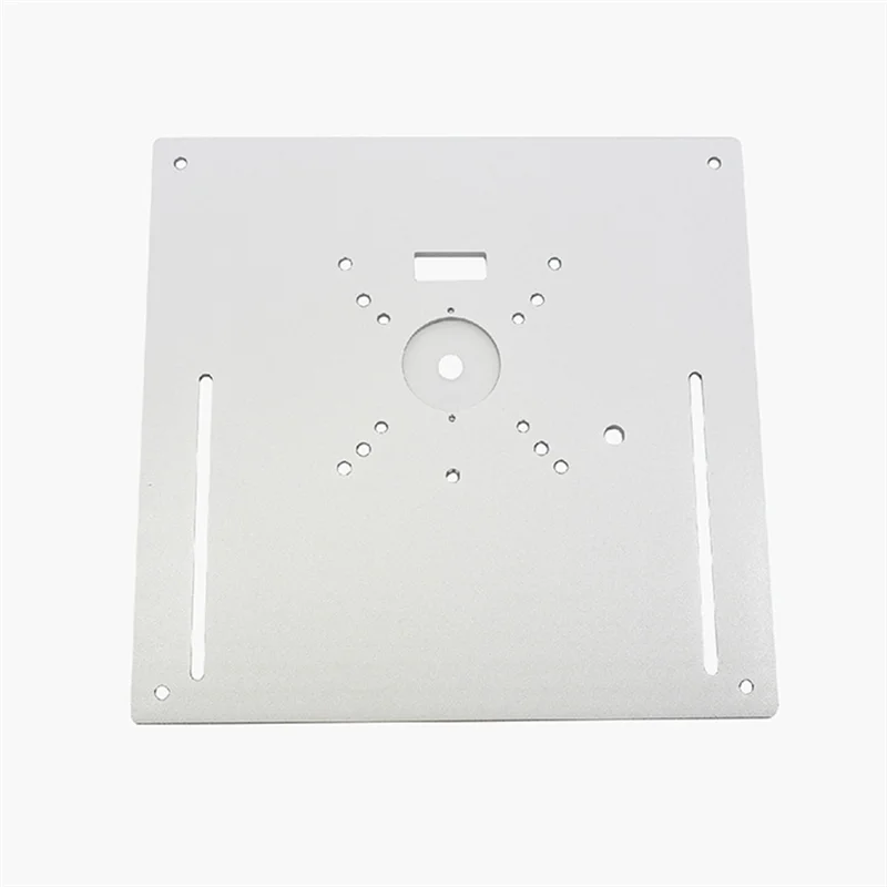 

A53Q-Aluminium Router Table Insert Plate Electric Wood Milling Flip Board With Miter Gauge Guide Set Table Saw Workbench-B Durab