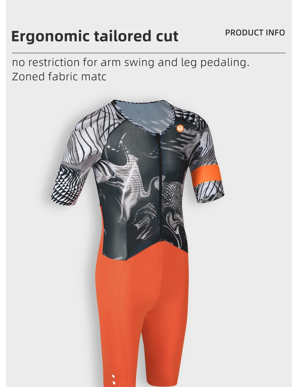 Cheji Herren Pro Team Aero Rennanzug – Detail 12