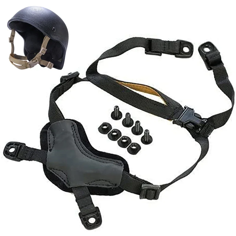 alca-de-queixo-para-capacete-4-pontos-para-capacetes-taticos-rapidos-mich-ibh-kevlar-bump-sistema-de-suspensao-x-nape-com-parafusos-e-parafusos