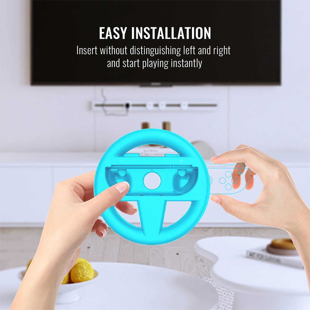 

4 шт. гоночных рулей с защитой от износа, инновационные игровые рули-геймпады для NS2, игровые аксессуары