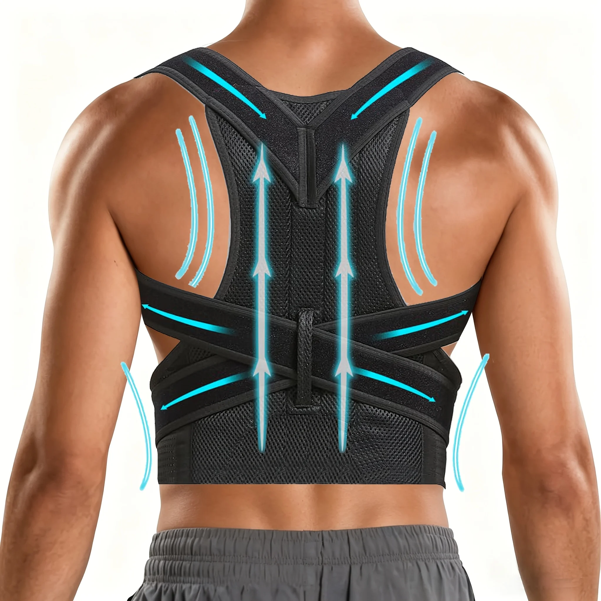 Adjustable Scoliosis Posture Corrector Corset Back Brace Lumbar Support Straight Corrector De Espalda Belt Corrector De Postura