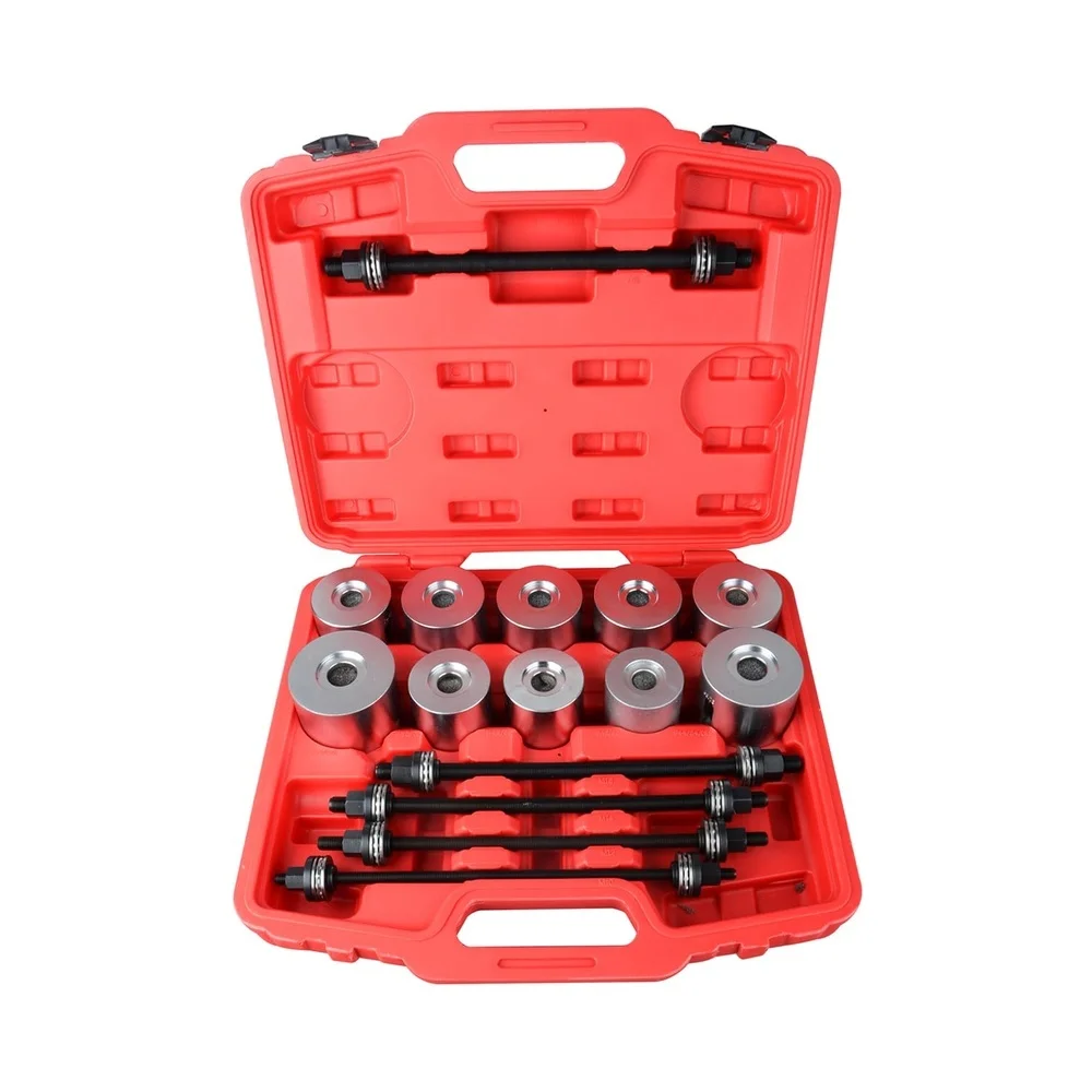 27pcs Universal Bearing Press and Pull Sleeve Kit Bushing Bearing Seal Driver Removal Tool Set