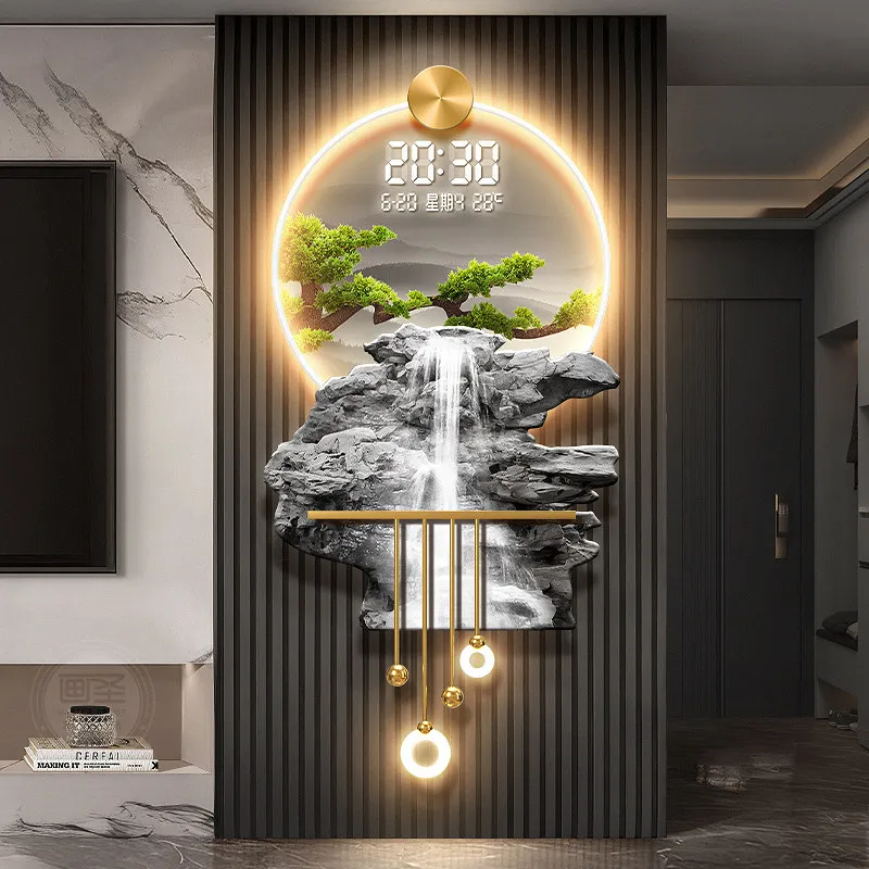Luminous Living Room Wall Watch Art Mural Aesthetic Design Creative Wall Clocks Fashion Interior Reloj De Pared Home Decoration