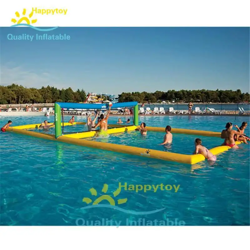 Jeux aquatiques d'été, terrain de volley-ball gonflable en PVC