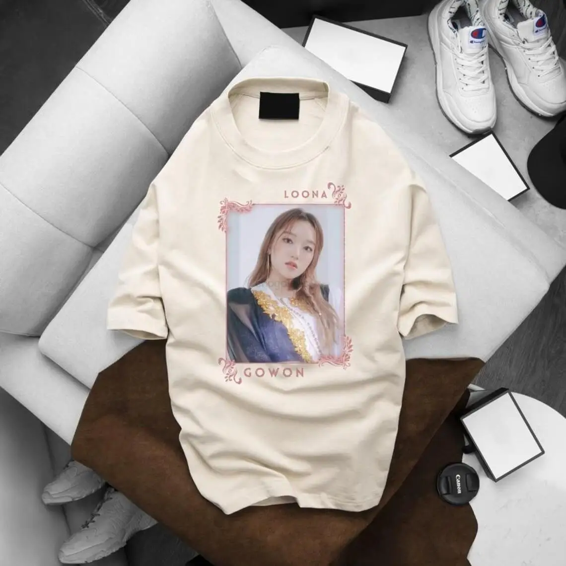 Loona-Camiseta clásica de loona, kpop, Gowon, yves chuu, heejin, jinsoul, hyunjin, yeojin, vivi, choerry, olivia, hye, haseul, kim lip