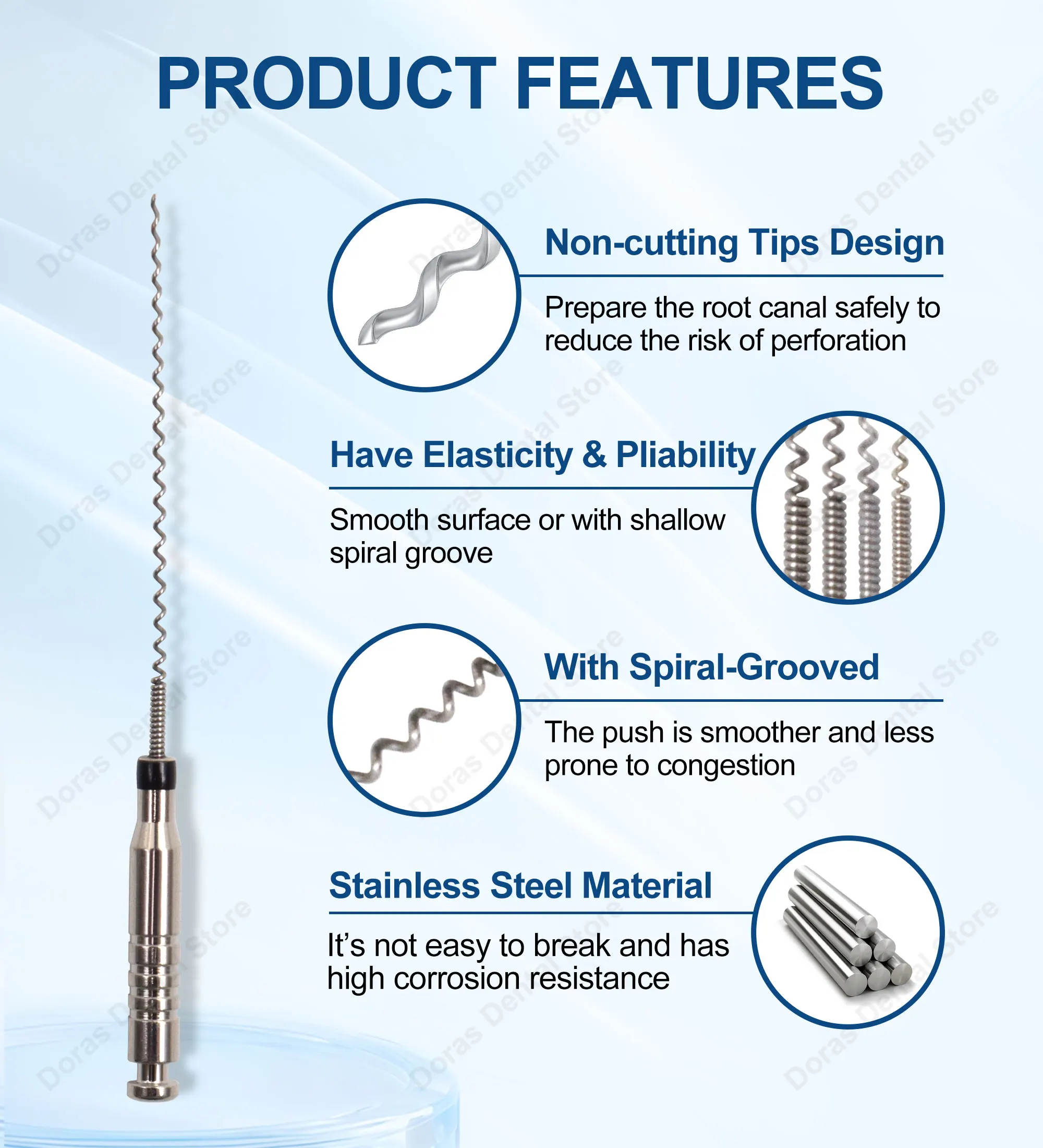 1 Box Dental Dentistry Lentulo Paste Carriers Endodontic Endo Files Reamers Drill Burs Endo Files Dentist Materials