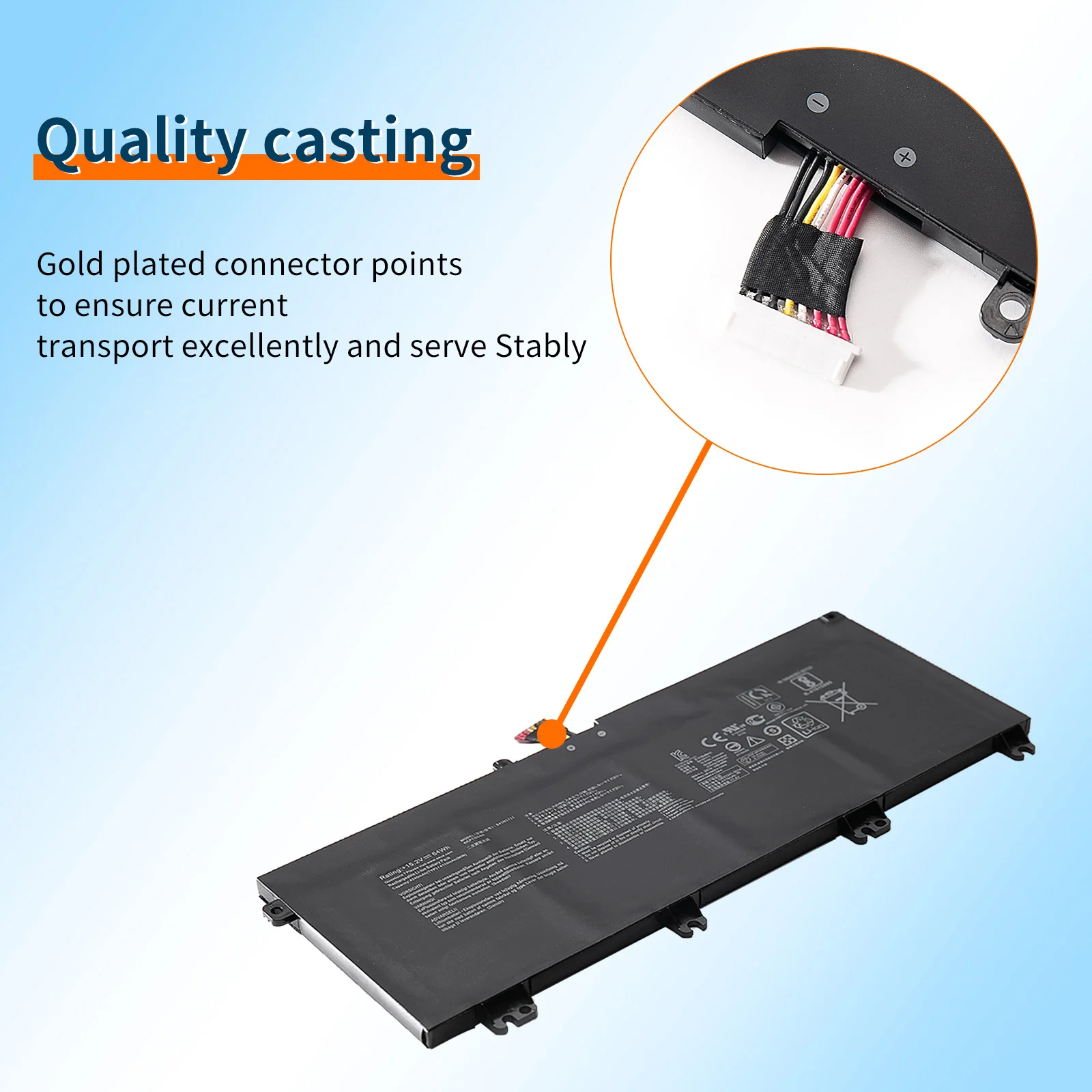 BVBH Battery Baterai Laptop UNTUK ASUS Strix GL703VD GL703VM GL503VD GL503VM FX503V FX705DT FX705DD FX705DU FX705DY 64WH