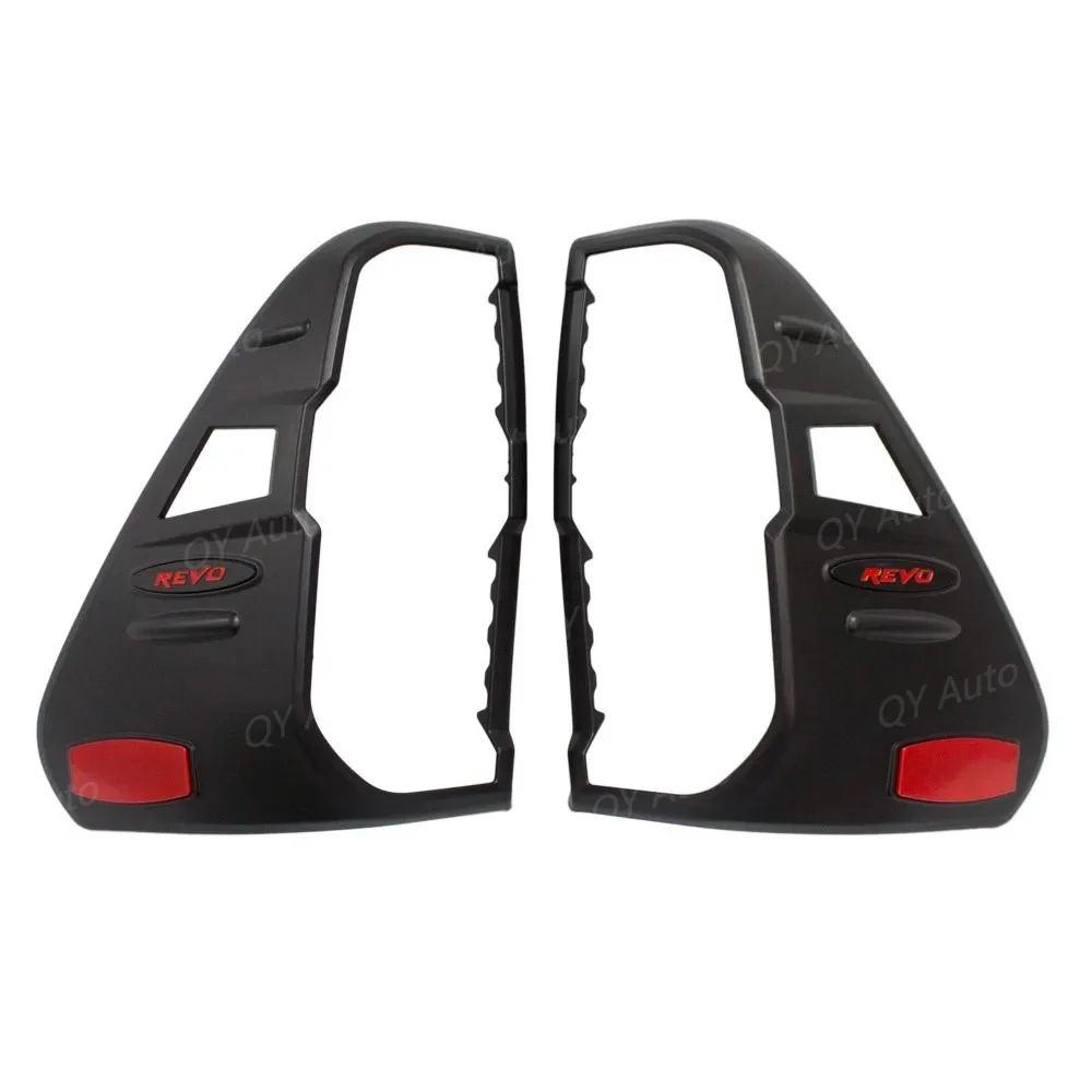 

Matte ABS Rear Lamp Cover For Toyota Hilux 2021-2022 Decoration Protection Matte Black Cover