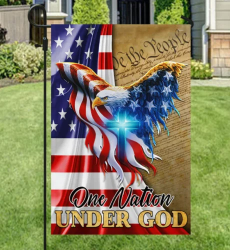 We The People Garden Flag 4Th Of July Eagle Usa Patriotic 12X18Inch AAL HHM WZZ yyi