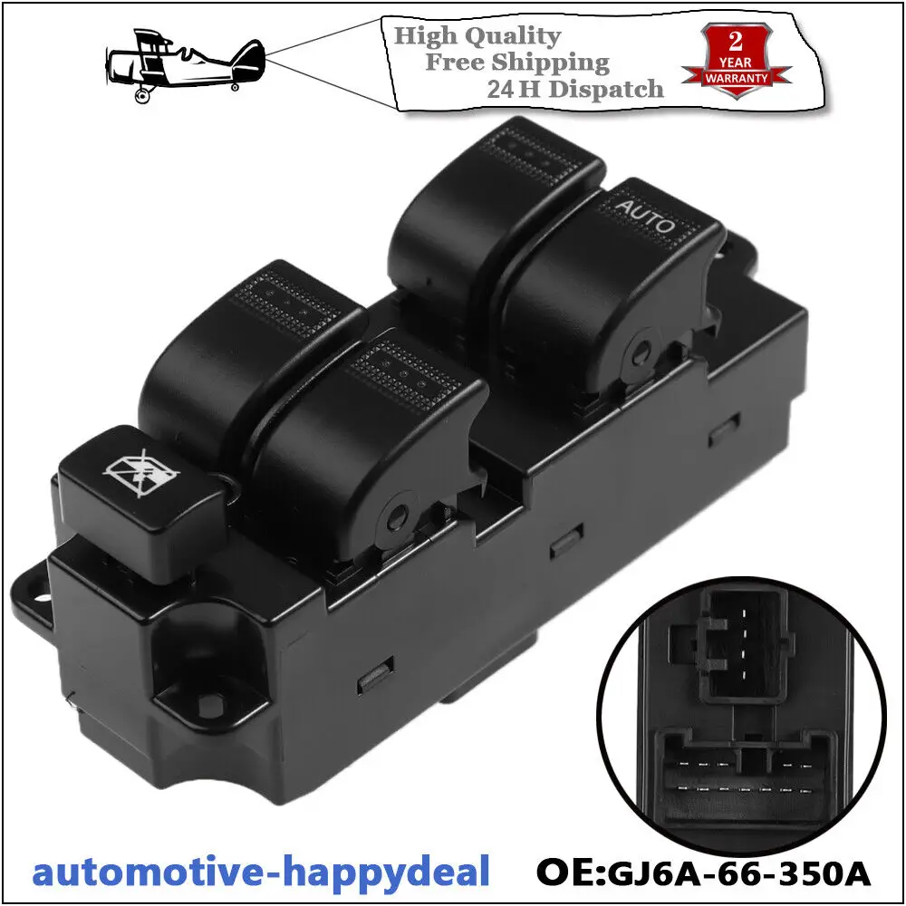 

Главный переключатель стеклоподъемника с правым рулем на 2003-2005 годы для Mazda 6 GJ6A-66-350 GJ6A66350