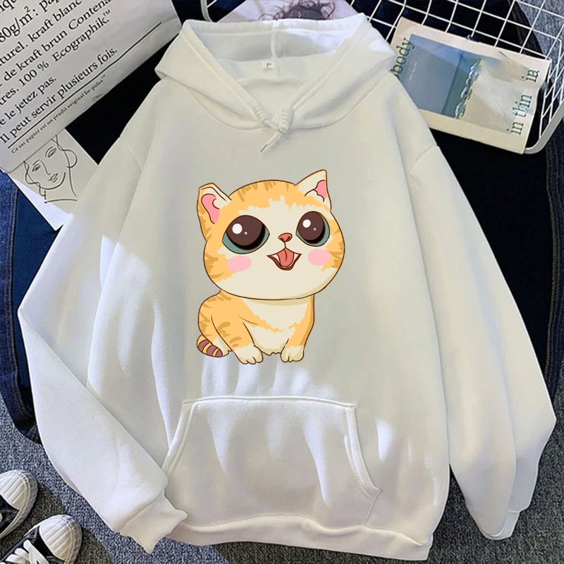 Fashion Unisex Hoodie Cat Hoodies Men And Women Streetwear Pullover Harajuku Tops(Ship in 48 hours)