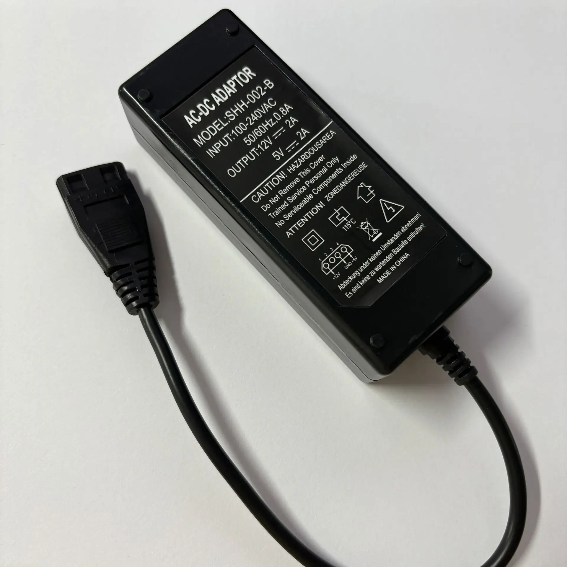 Imagem -02 - Óptica Fonte de Alimentação do Disco Rígido Usb para Sata Porta Paralela Ide Módulo Adaptador de Energia Dm-hm24 12v 5v 2a Unidade