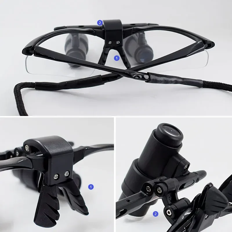 2025NEW 5.0X-420mm 치과 의료 돋보기 고품질 광학 초점 무료 조정