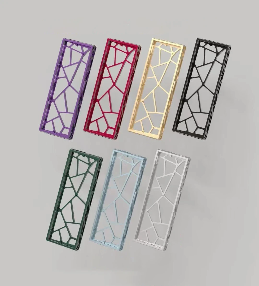 Holy60 Wooting 60HE GH60 Hollow Aluminum Keyboard Case Shell 60% Keys Layouts For Mad 60he Rakka hm66 Aula Win60 Gaming Keyboard