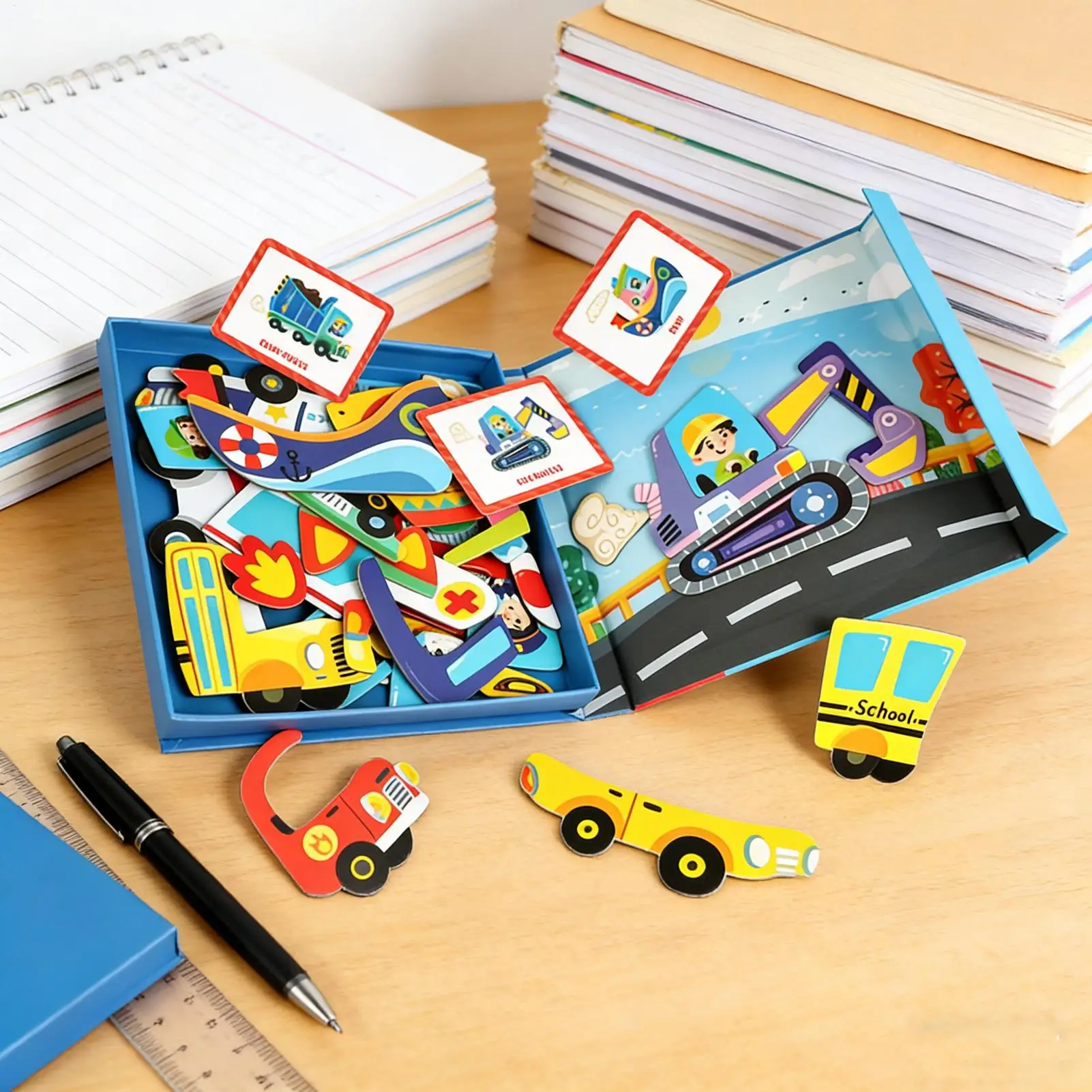 Magnetyczne gry przebieranki zabawki edukacyjne Magnetyczna tablica do rysowania dla dziewczynek Prezent wspierający uczenie się Przenośna zabawka podróżna Prezenty DIY