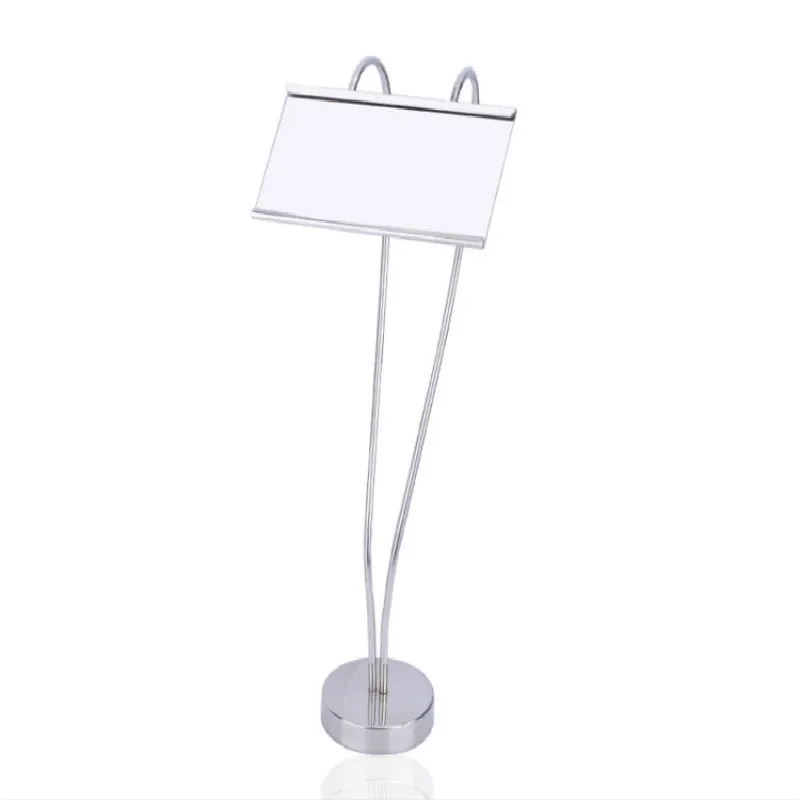 Stainless Steel Meal Seat Card Clips Adjustable Pop Desk Sign Price Tag Display Wedding Table Name Card Holder