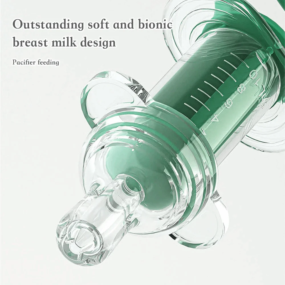 4-delige set draagbare babytraining feeder voorkomen verstikking zachte tip siliconen pipet vloeibaar voedingssupplement medicijn feeder