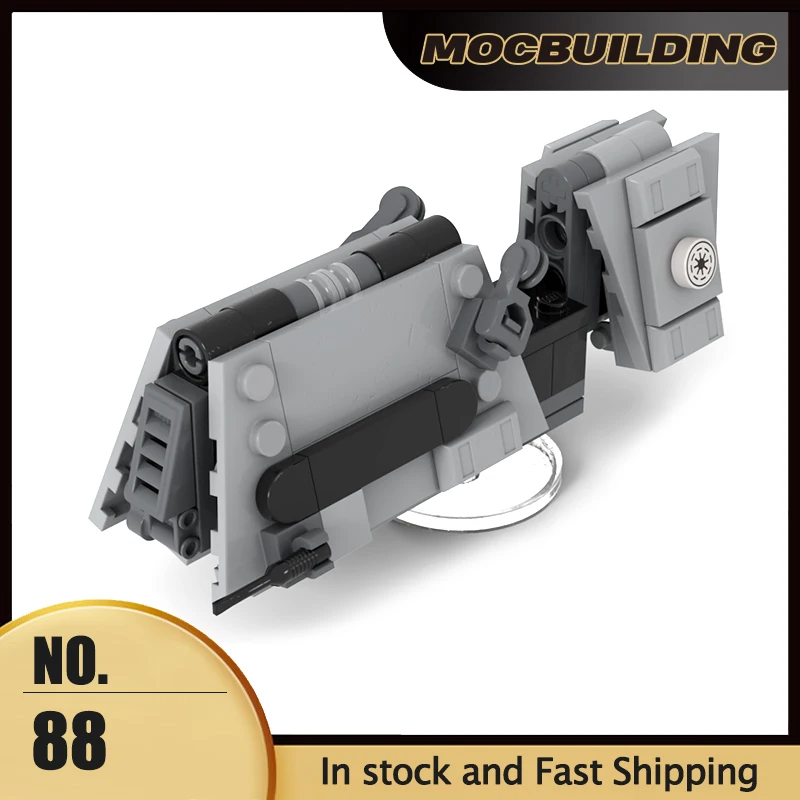 MOC Space Movie Series Republic First Order Imperial Patrol Speeder Model Building Blocks DIY Assembly Bricks Creative Toys Gift