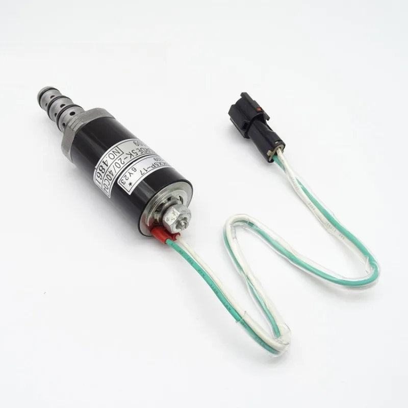 أجزاء ل KDRDE5K-20/40C04-109 مضخة هيدروليكية للحفارة صمام الملف اللولبي النسبي EC210 EC240 EC360