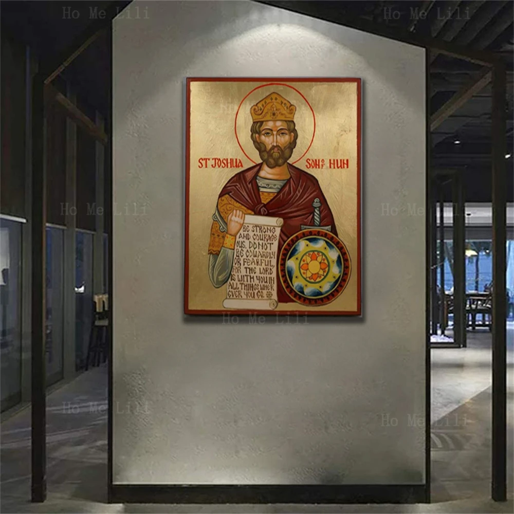 Aaron Of Aleth Prophet Joshua King David Orthodox Icon Noble Apostle Russian And Catholic Canvas Wall Art Painting