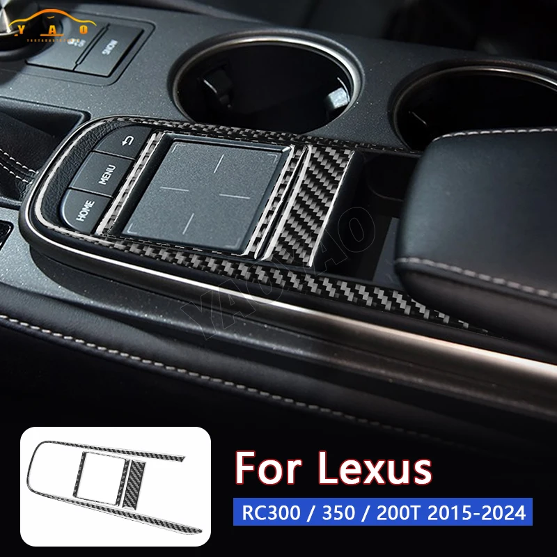 

Carbon Fiber Gear Navigation Control Sticker For Lexus RC300 RC350 RC200T 2015-2024 Interior Accessories