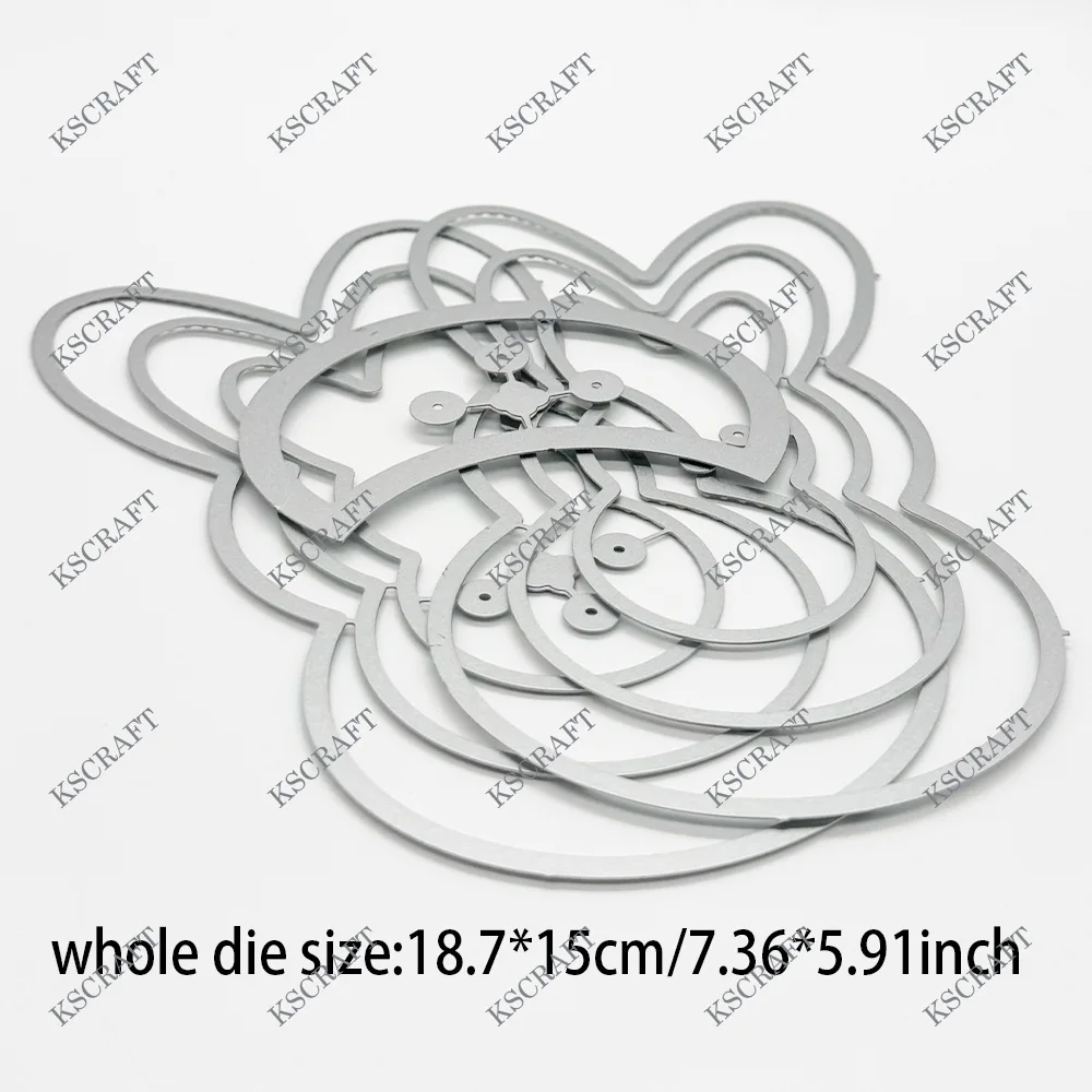 KSCRAFT Nesting Peeps Metal Cutting Dies Stencils for DIY Scrapbooking Decorative Embossing DIY Paper Cards