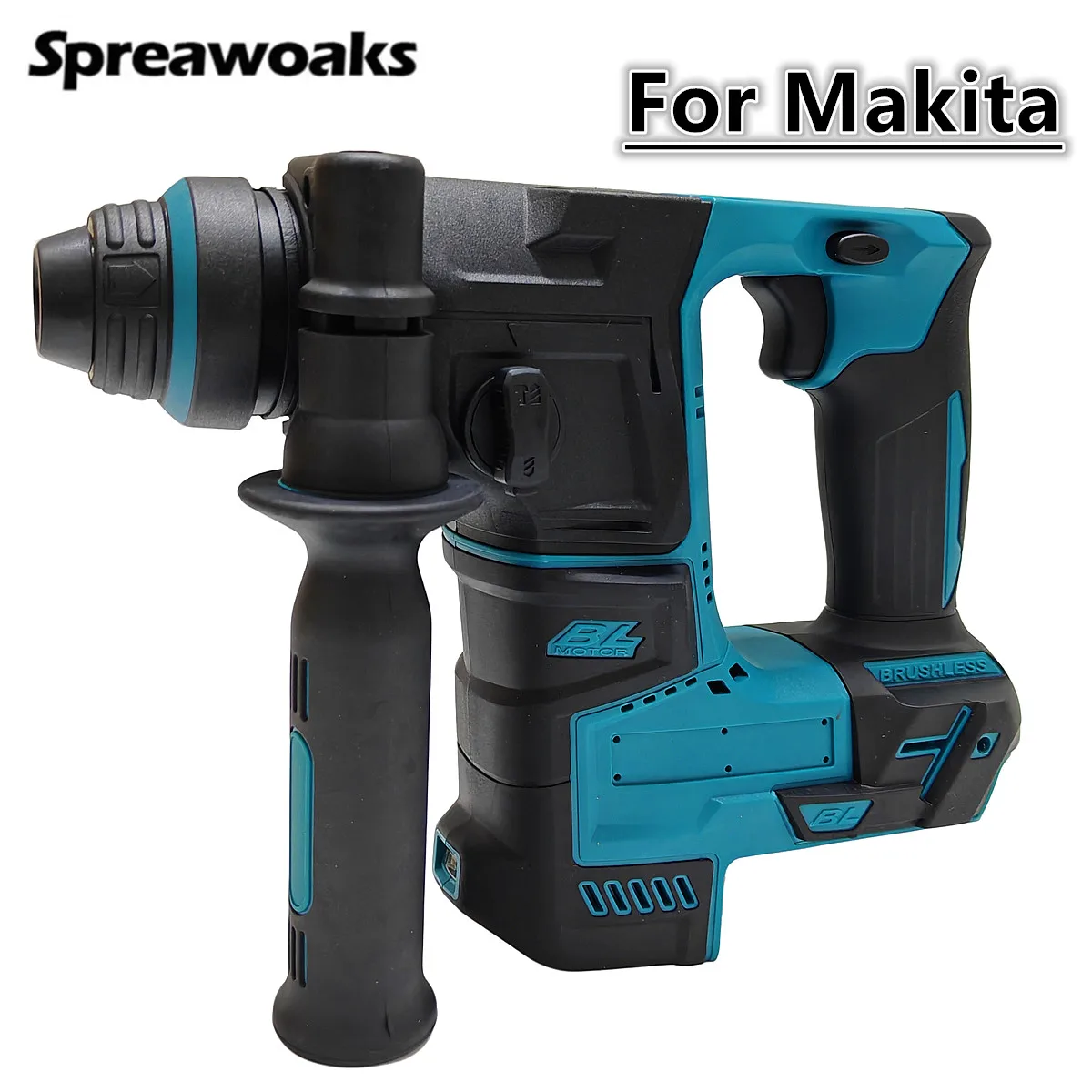 

Brushless Rotary Hammer Impact Drill SDS Cordless Electric Jackhammer Power Tools For Makita 18V Battery