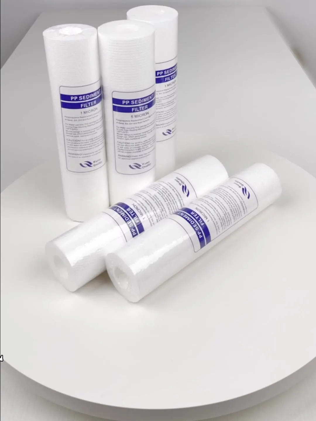 50PCS Wholesale 30 Inch Sediment Melt Blown PP Filter Cartridge 5 Micron Reverse Osmosis Household Water Filter for RO Water Tre