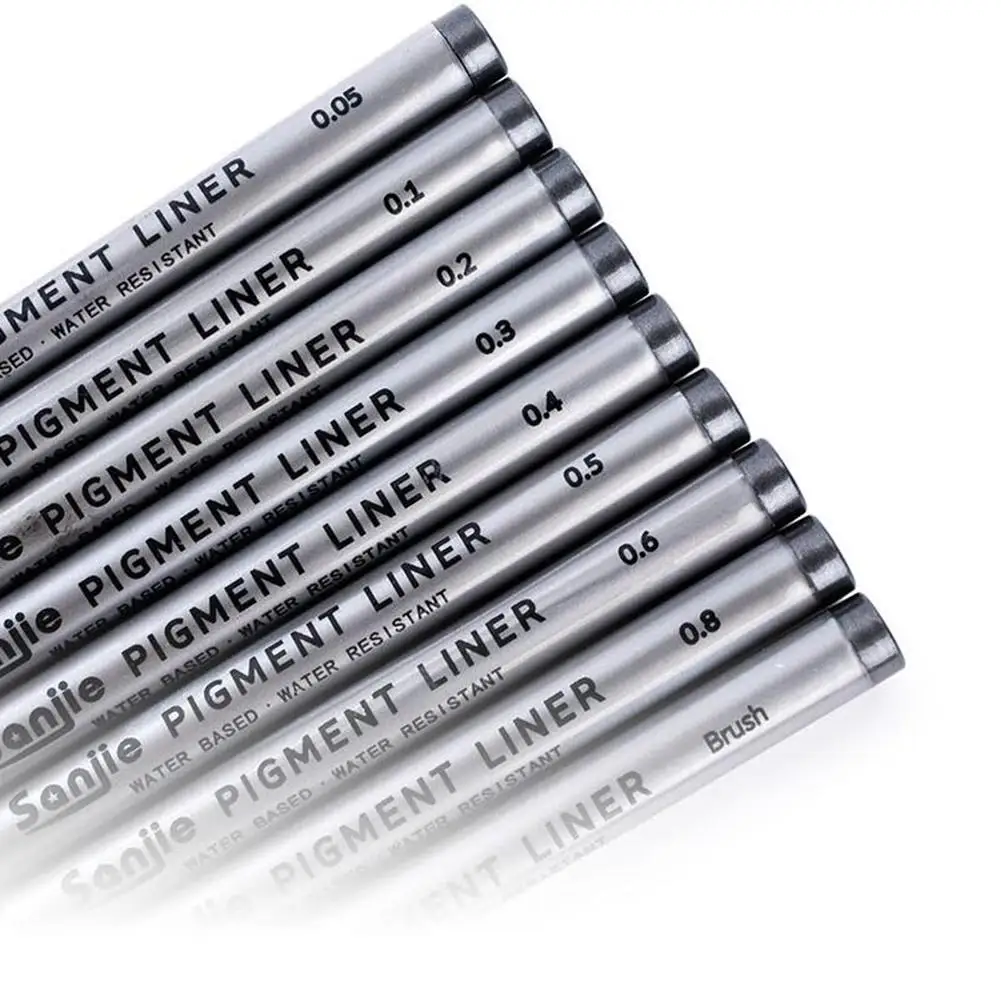 Art Markers Waterproof Brush Pen Hand-painted Micro-pen Fineliner Ink Pens For Sketching Anime Artist Illustration dropshipping