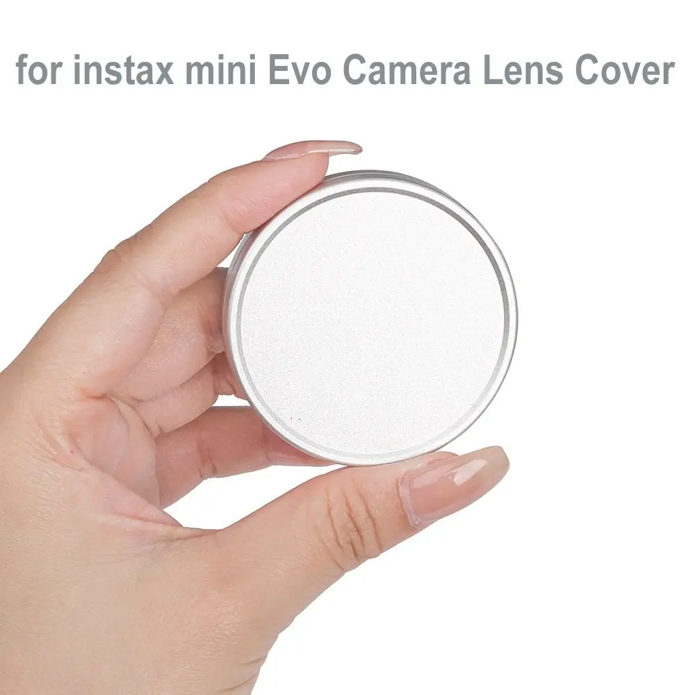 

Aluminium Alloy Instant Camera Lens Cap Waterproof Dustproof Lens Cover Buffer Sponge for Fujifilm instax mini EVO