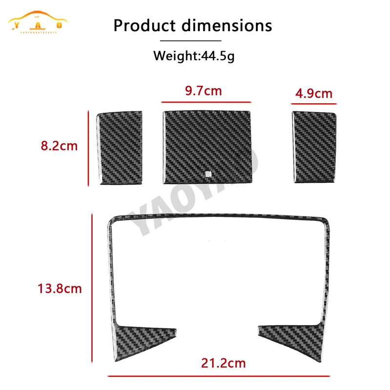 

Carbon Fiber For Jaguar F-TYPE 2013-2024 Moulding Reading Lamp Panel Sticker Interior Accessories