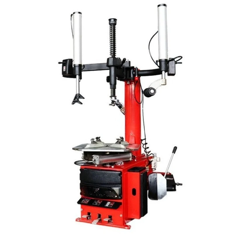 Automobile tire disassembly and assembly machine, left and right auxiliary arm tire pick machine