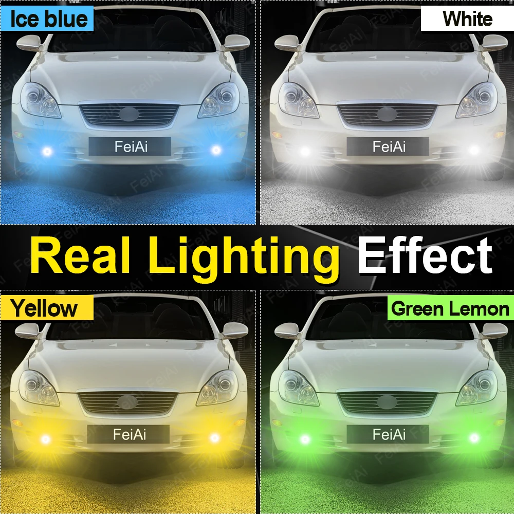 LED Front Fog Lights For Lexus SC430 2001 2002 2003 2004 2005 2006 2007 2008 2009 2010 Dual Color LED Fog Light White Yellow - view 3