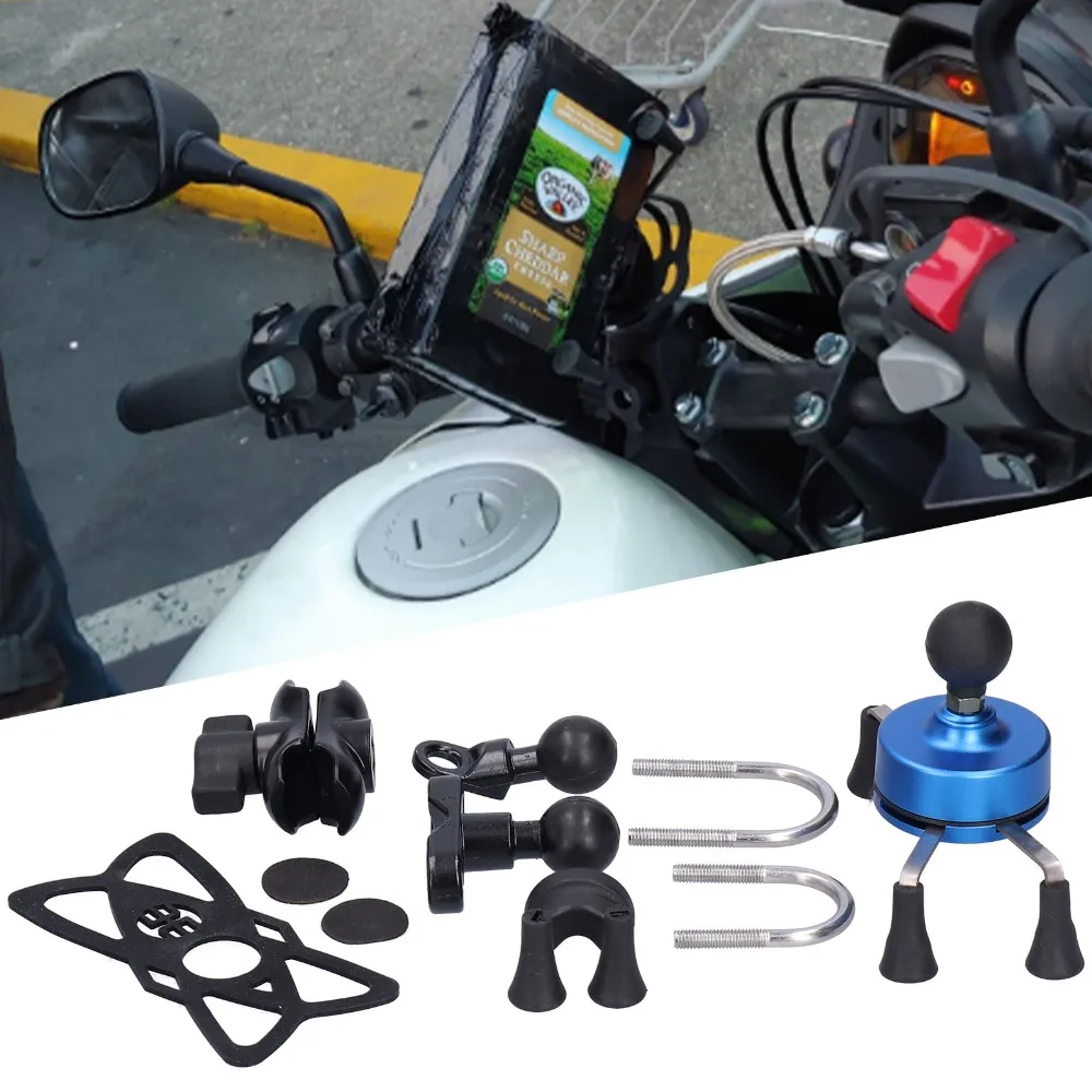 

4 inches to 6.5 inches Mobile Phone Holder 13 Accessories Universal Bike Mount Handlebar Modification for IOS 7 8 SE X XS Xr