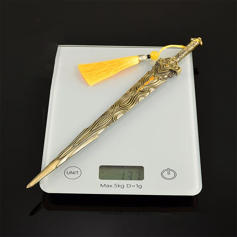 30 cm Perfect World Anime Peripheriegeräte Shi Hao Schwert Ganzmetall Ornamente Dekorationen Schwert Figur Spielzeug Messer Handwerk Geschenke Sammlung