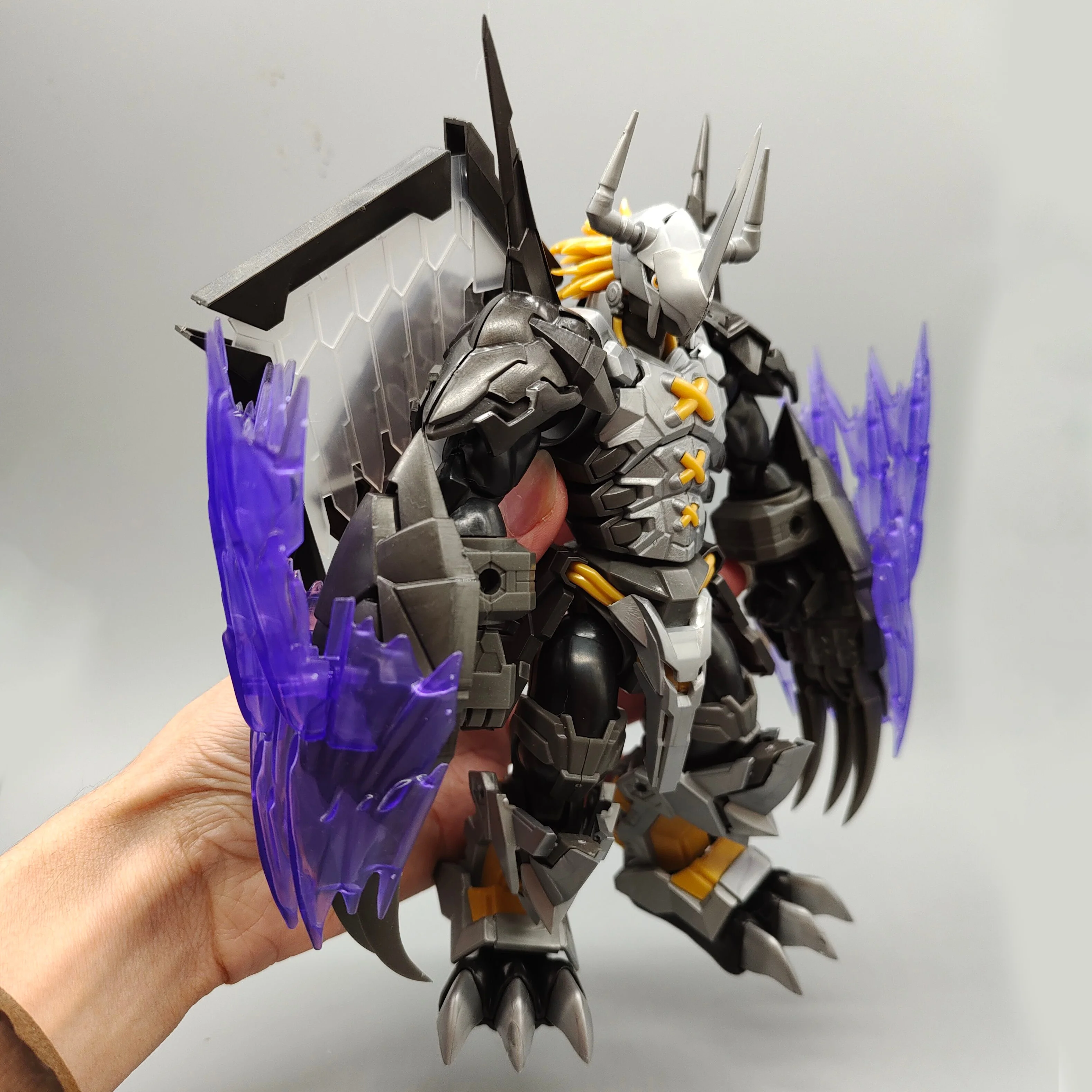 Digimon Anime Figure Model Digital Baby Black War Greymon Mobile Suit Kit Action Figures Anime Peripheral Collectable Toy Gift