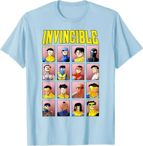 Invincible Variants T-Shirt Herrenmode Cosplay Grafik Y2k Top Sommermode Kurzarmblusen Neuheit Geschenk Spruch T-Shirt – Detail 7