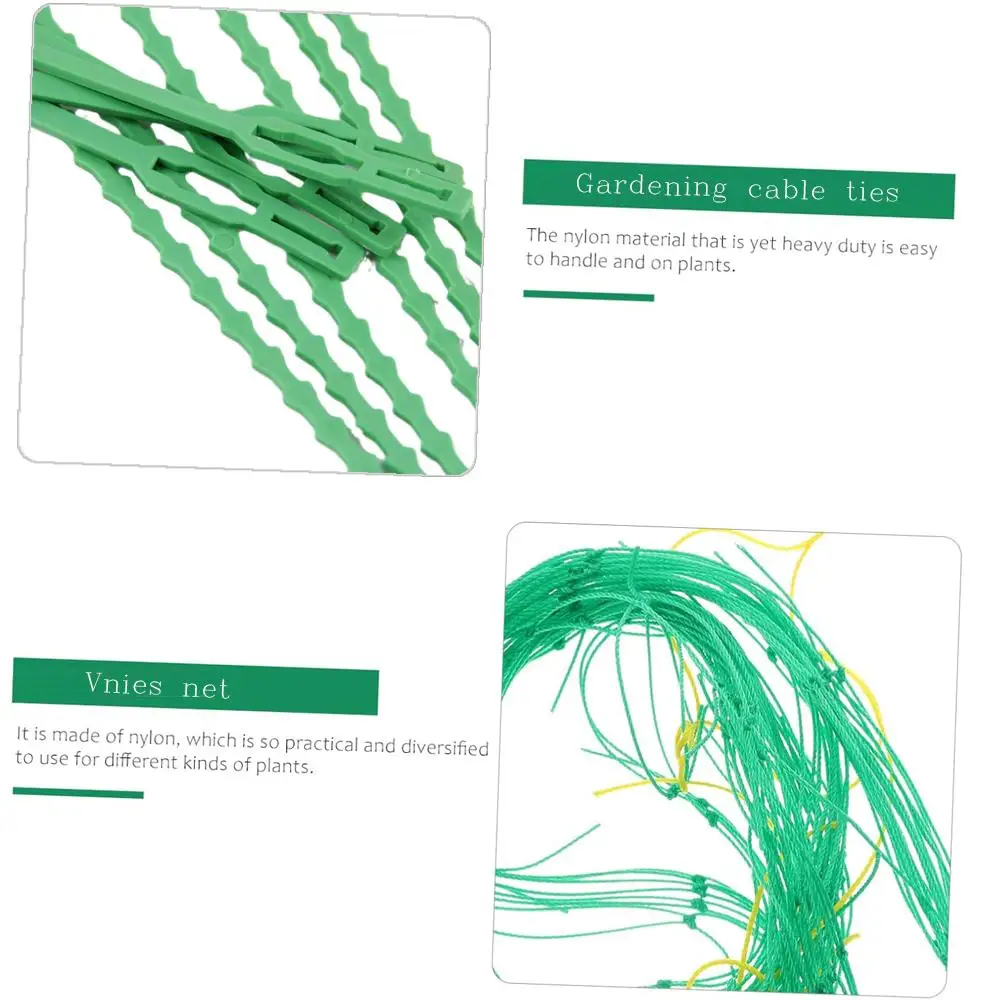 18-strand Nylon Plant Trellis Strong Garden Climbing Netting Heavy Duty Mesh Net for Cucumber Tomato Grape Garden Accessories