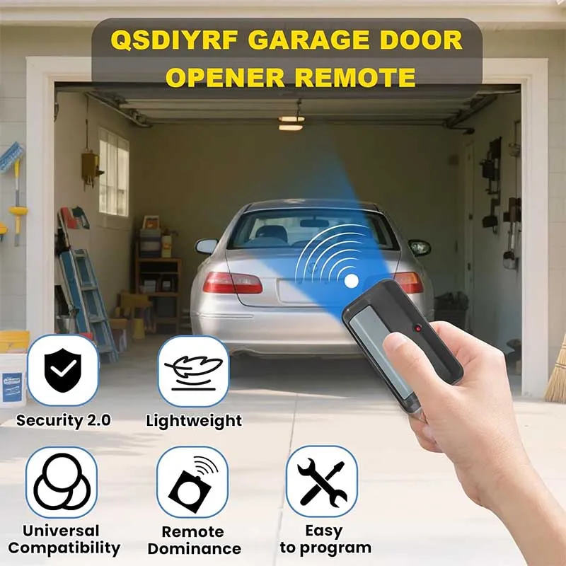 

1 for Liftmaster Chamberlain Craftsman Garage Door Opener Remote 891LM 893LM 950ESTD 953ESTD with a Yellow Button Security+2.0