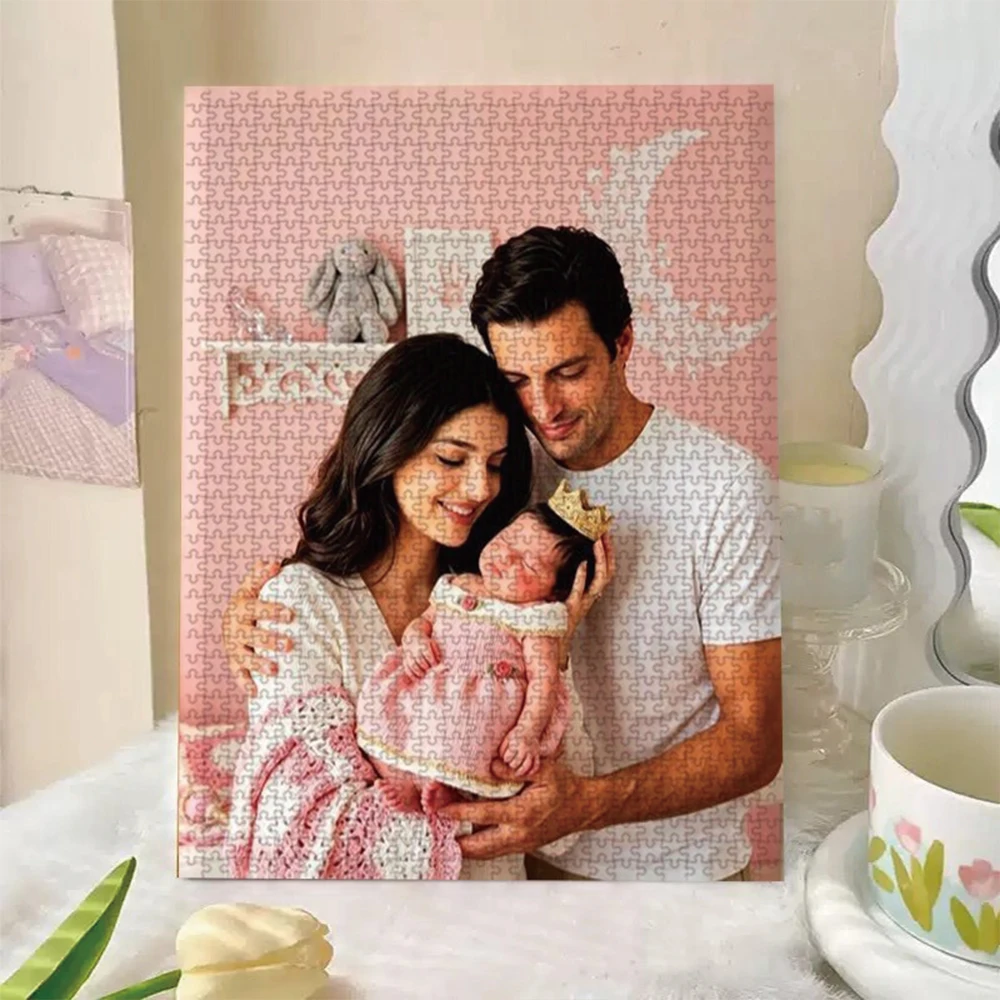 35/300/500/1000pcs Personalized Custom Photo Puzzle Pet Photos Custom Gift Jigsaw Puzzle Jigsaw Board
