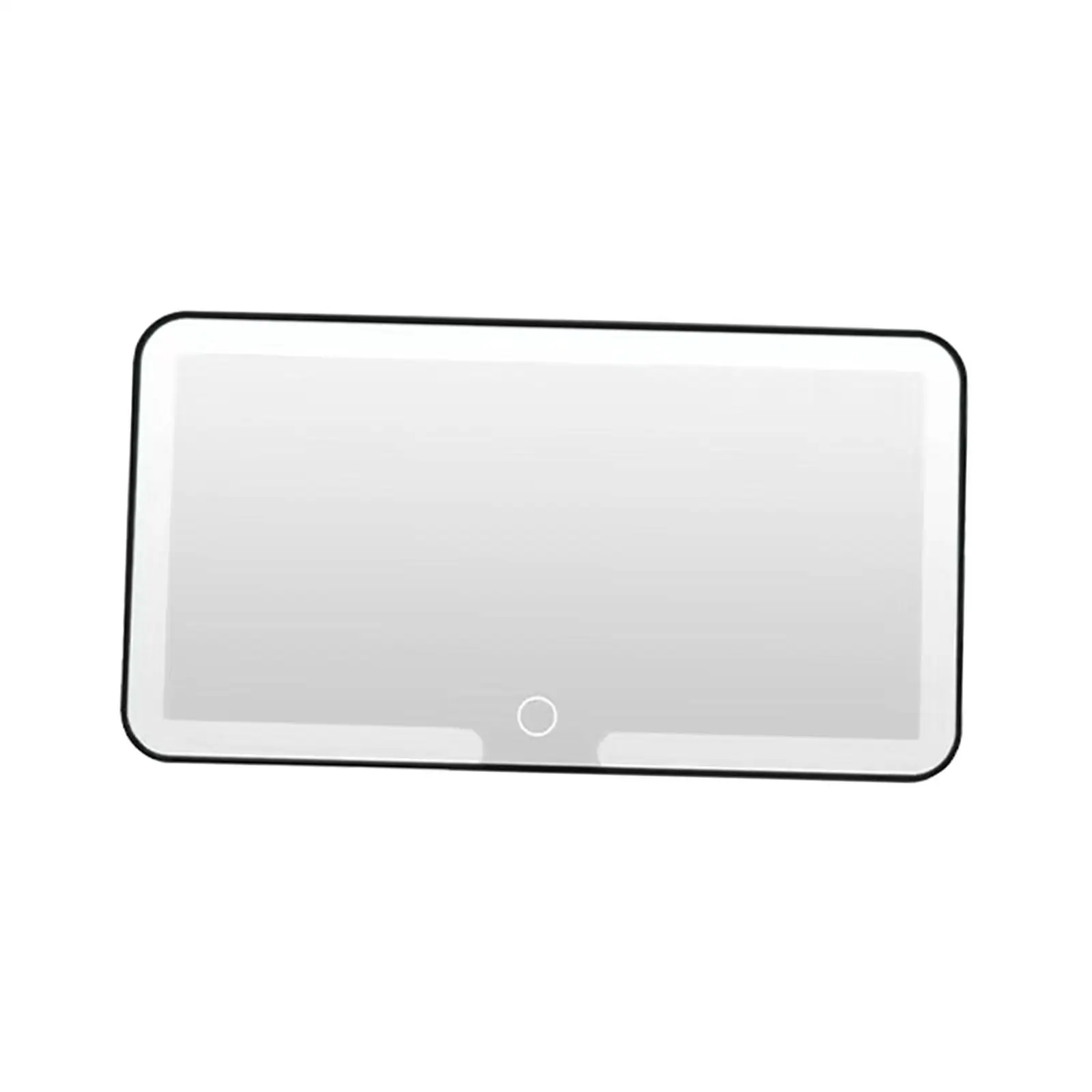 Generic Car Sun Visor Vanity Mirror Touch Control Rechargeable 3 Light Modes