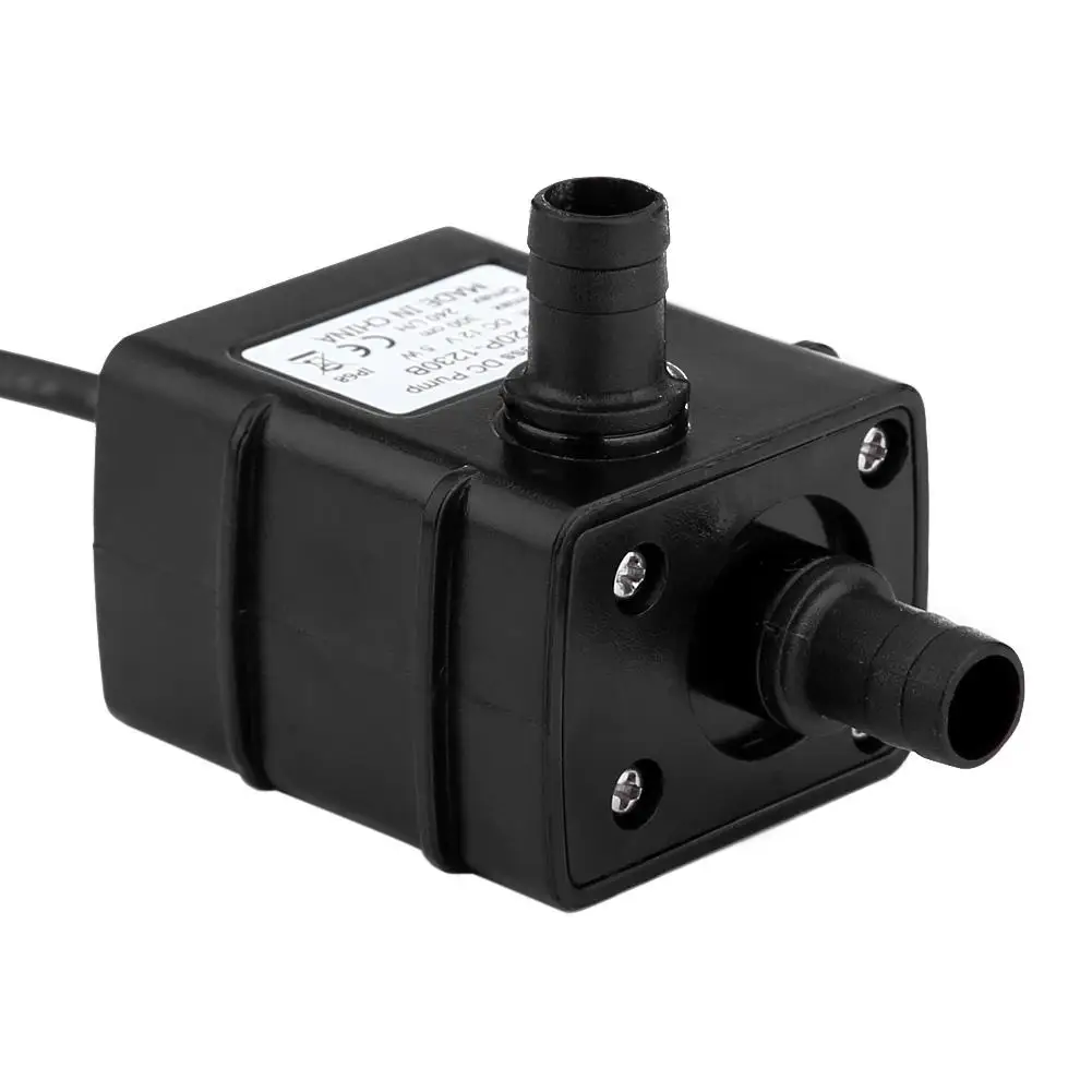 Micro Water Pump Ultra-quiet Car Power Membrane Waterproof Submersible Aquarium Pump 12 V 5 W 240L / H Brushless DC Micro Pump