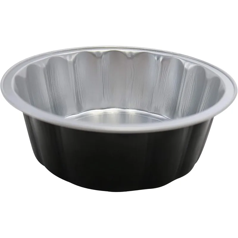 Disposable Colored Aluminum Dessert Baking Pan - 8 Ounces Round Cake Pan Perfect for Baking, Cake Cup for Hommade Baking