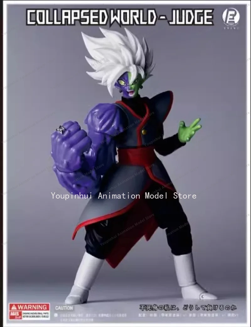 In Stock SHF RE Reincarnation Doomsday Judgment Fusion Zamasu Resin Hair Flowing Hair Accessory Bag Model Toy Collection Gift