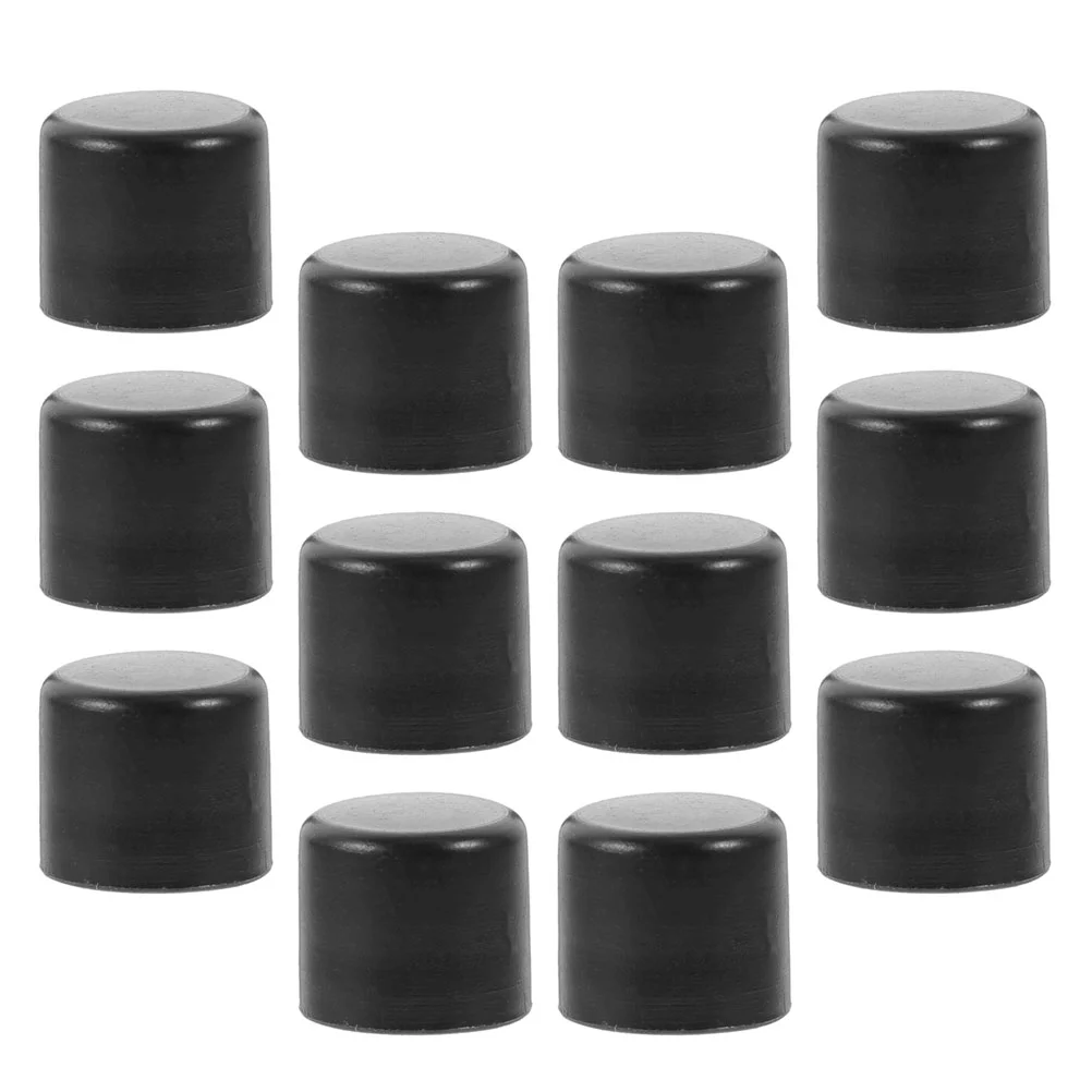 

12 Pcs Football Machine Foosball Pole Cap Plug Table Cover Plastic Safety End Caps