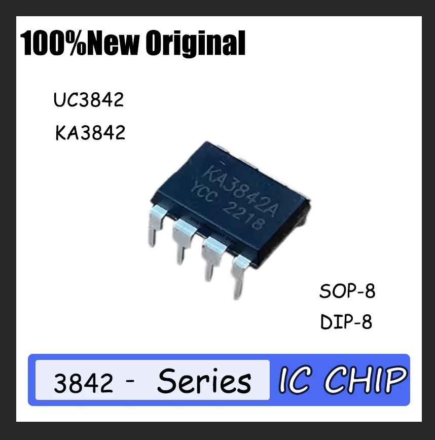20PCS Brand new UC3842 KA3842 DIP-8 SOP8 Quality assurance