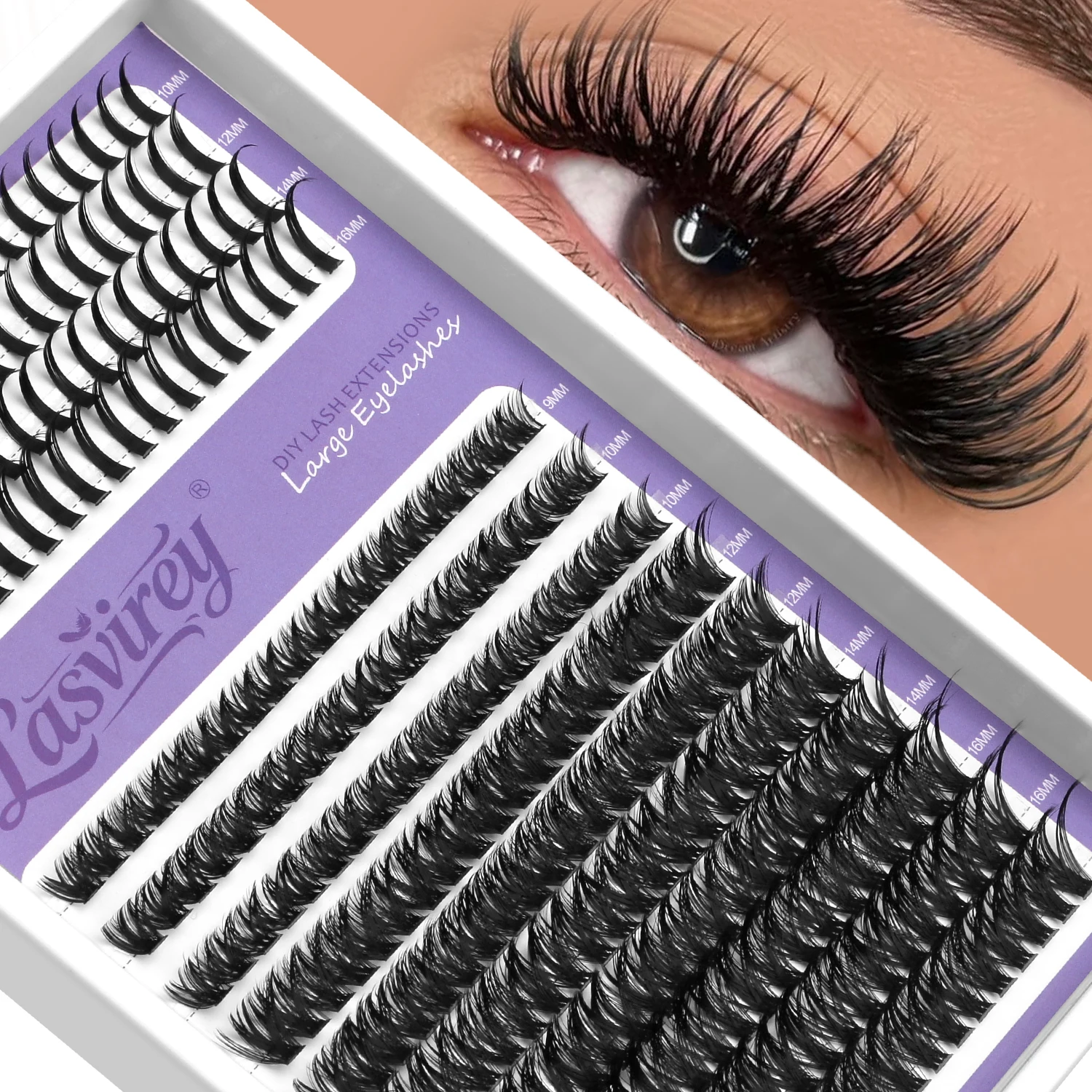 Fluffy Lash Clusters DIY Spiky Cluster Lashes