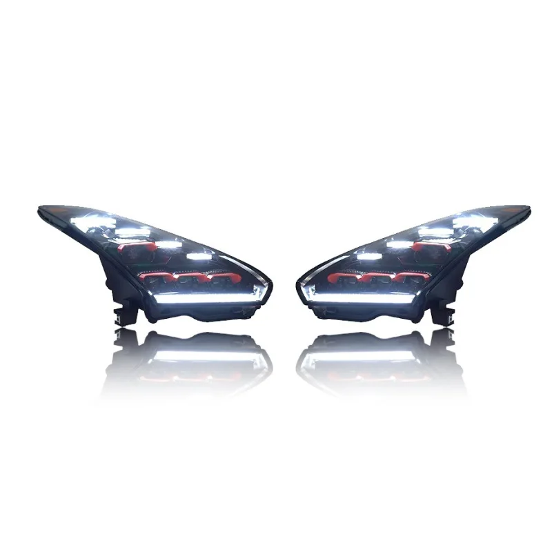 Headlights 08-23 FOR Nissan GTR , LED Lens Assembly, Low to High Beam Conversion, Car Light Modification Kit